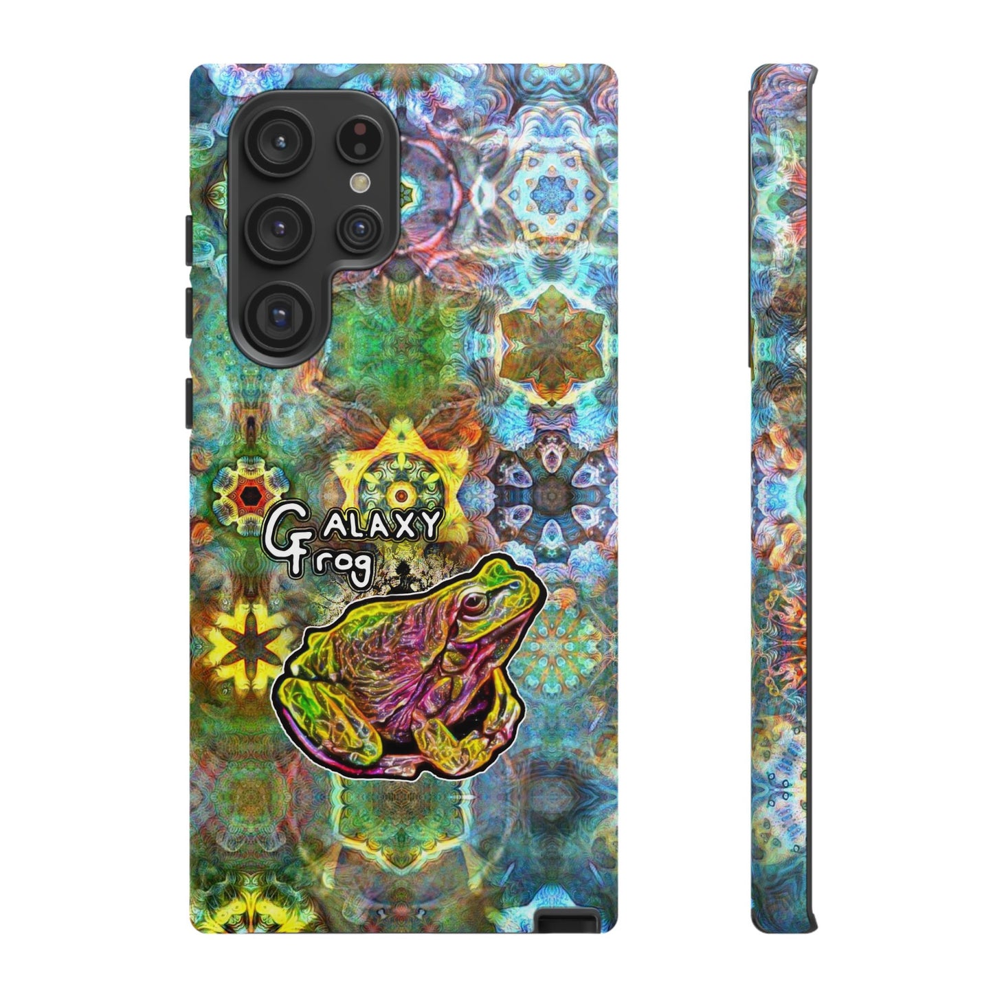 Galaxy Frog Fractal Cymagic Kaleidoscape Phone Cases