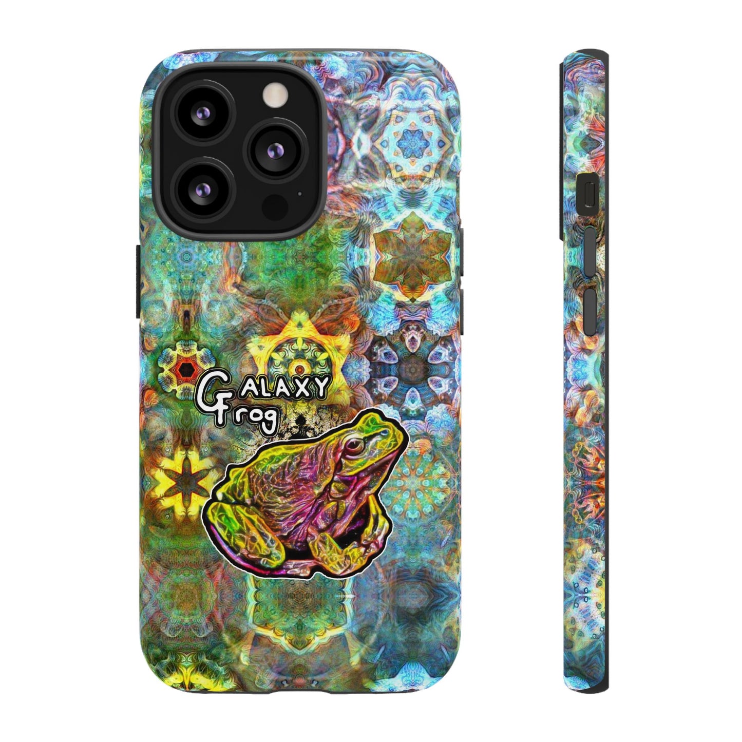 Galaxy Frog Fractal Cymagic Kaleidoscape Phone Cases