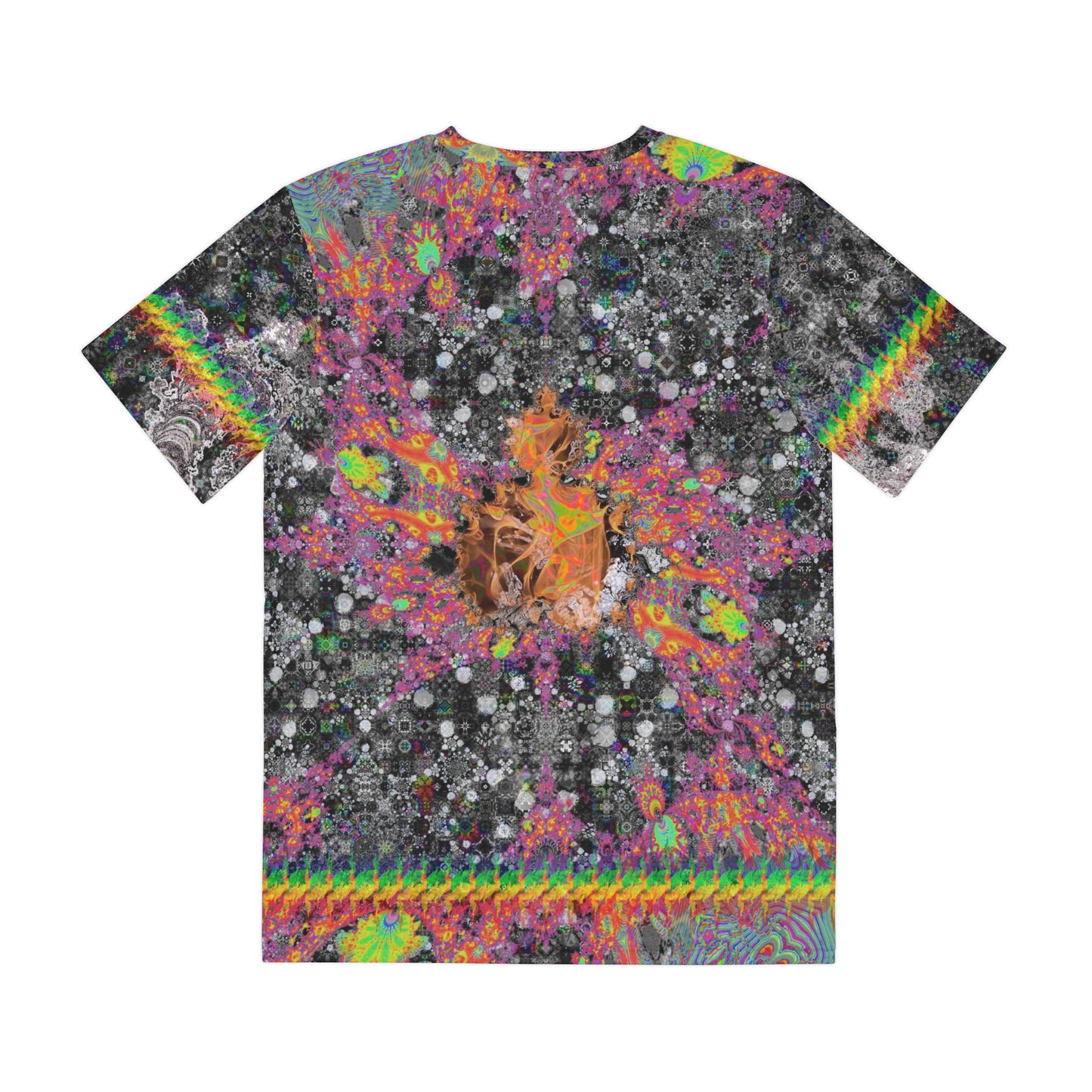 Galaxy Frog Fractal Cymatics Raleigh Ecstatic Dance T shirt (AOP) 0002