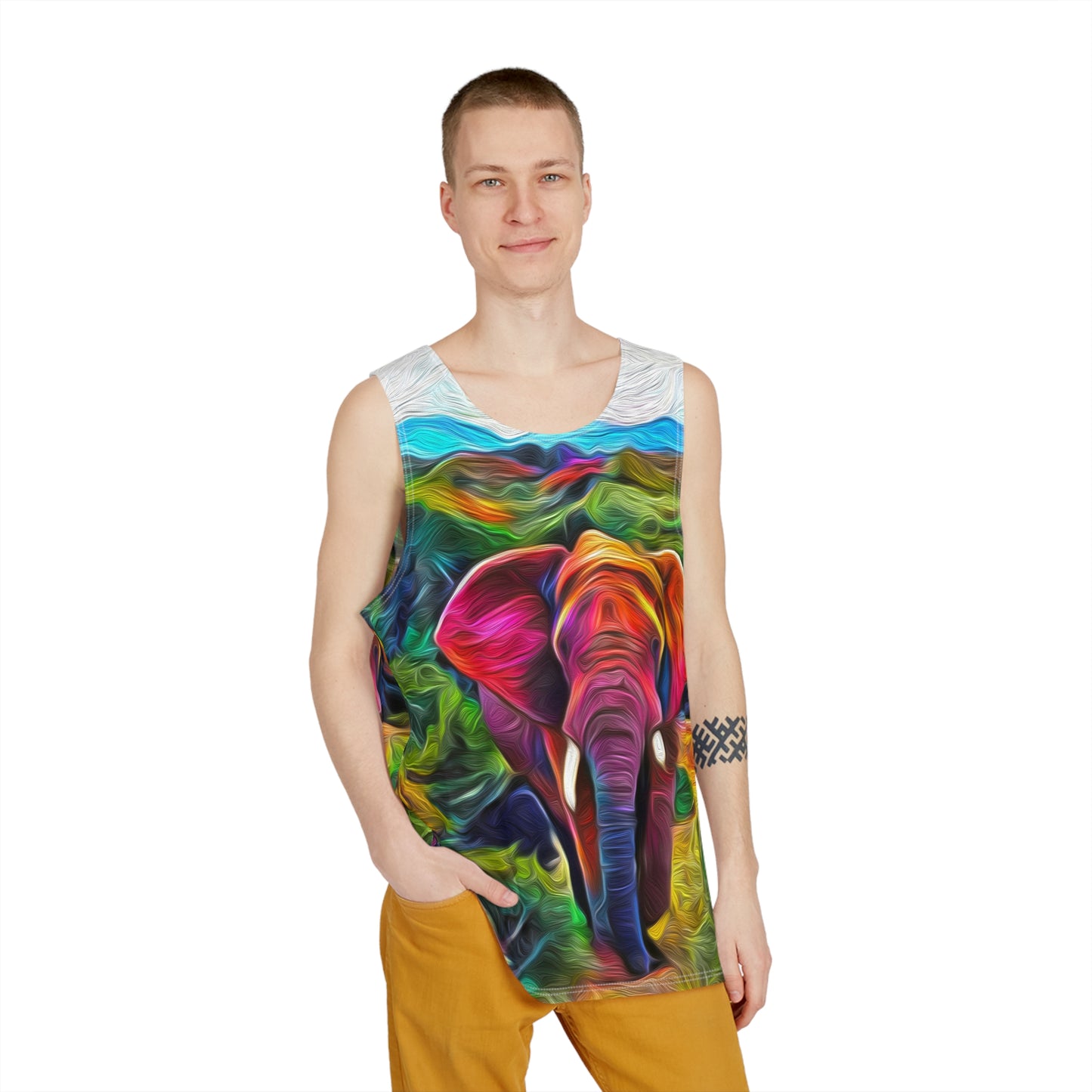 Galaxy Frog - Galaxy Elephant Men's Tank (AOP)