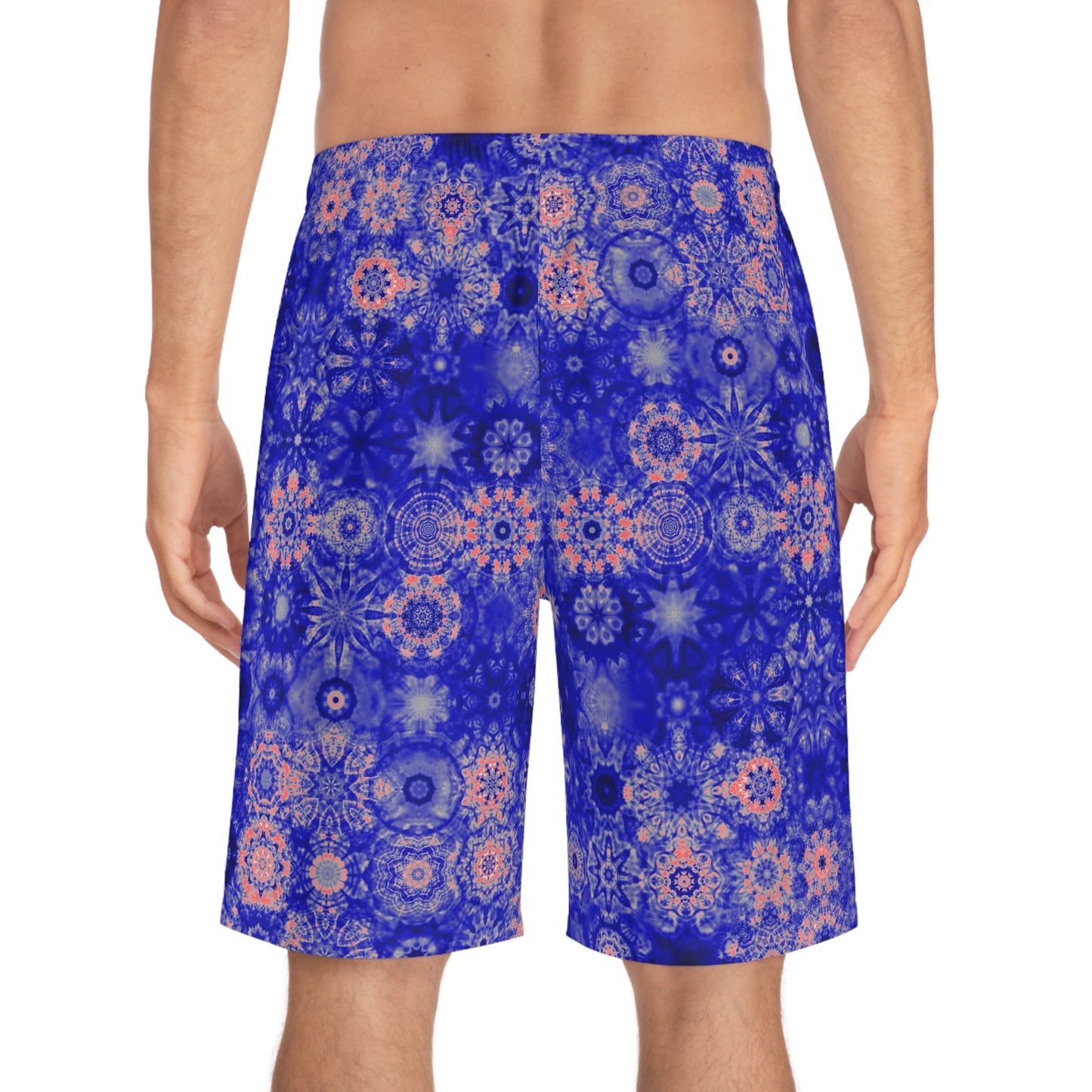 Galaxy Frog Cymatics Men's Board Shorts (AOP)