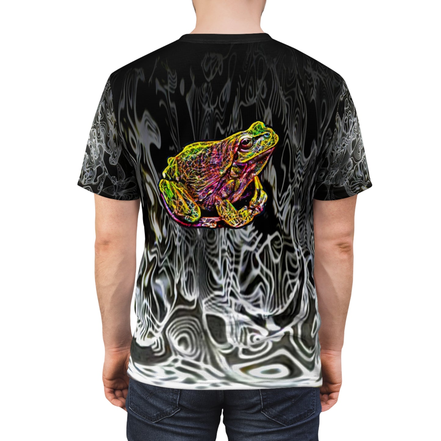 Galaxy Frog Cymatics AOP Cut & Sew Tee