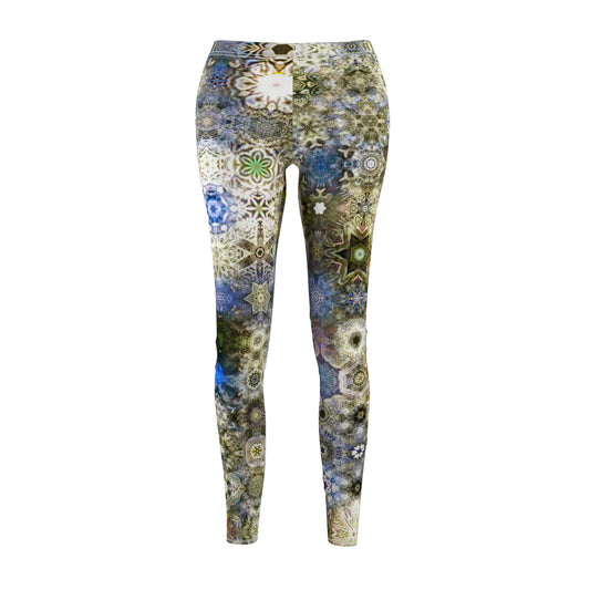 Galaxy Frog Women's Cut & Sew Casual Cymatics Leggings