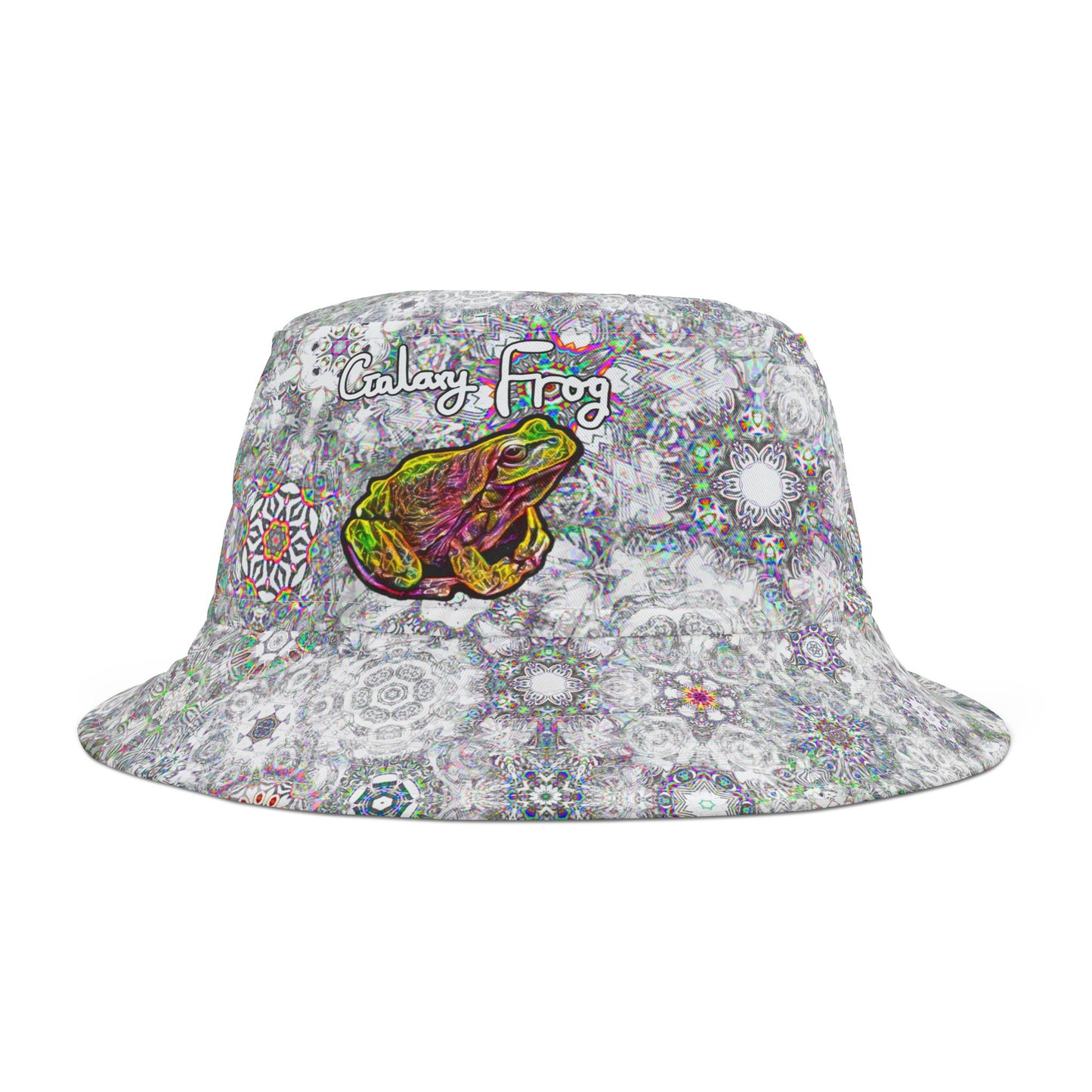 Galaxy Frog Cymatics Bucket Hat (AOP)