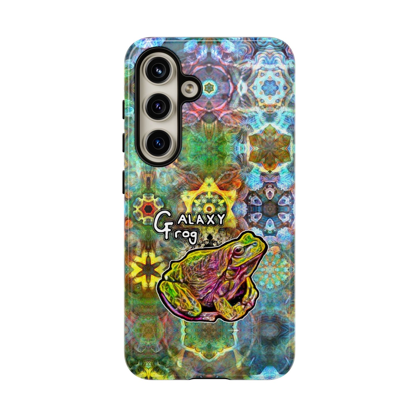 Galaxy Frog Fractal Cymagic Kaleidoscape Phone Cases