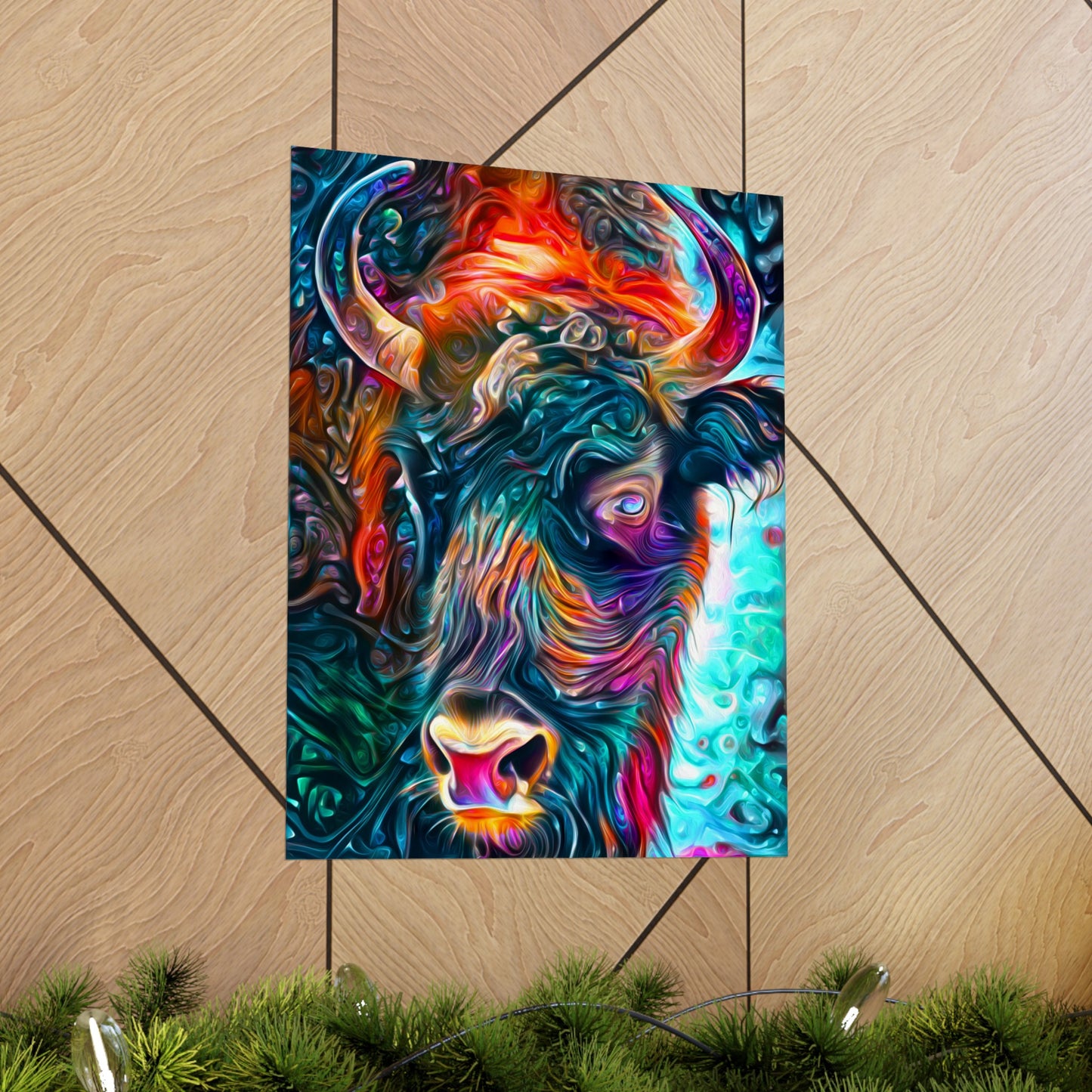 Buffalo Extravaganza Bonanza Premium Matte vertical posters