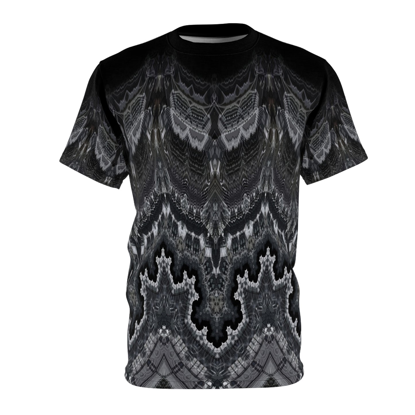 Galaxy Frog Fractal Cymatics AOP Cut & Sew Tee