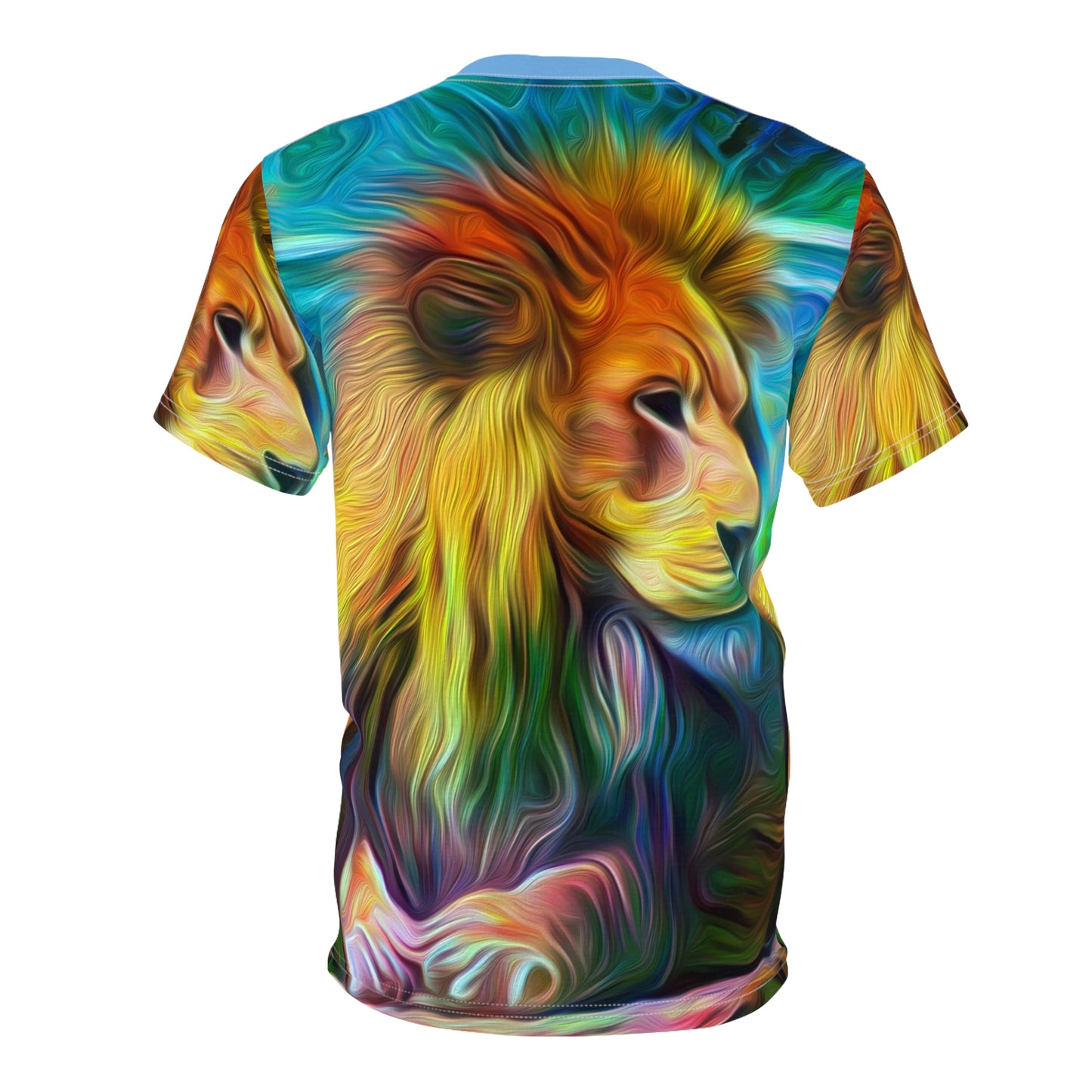 Brilliant Sun Lion Unisex AOP Cut & Sew Tee