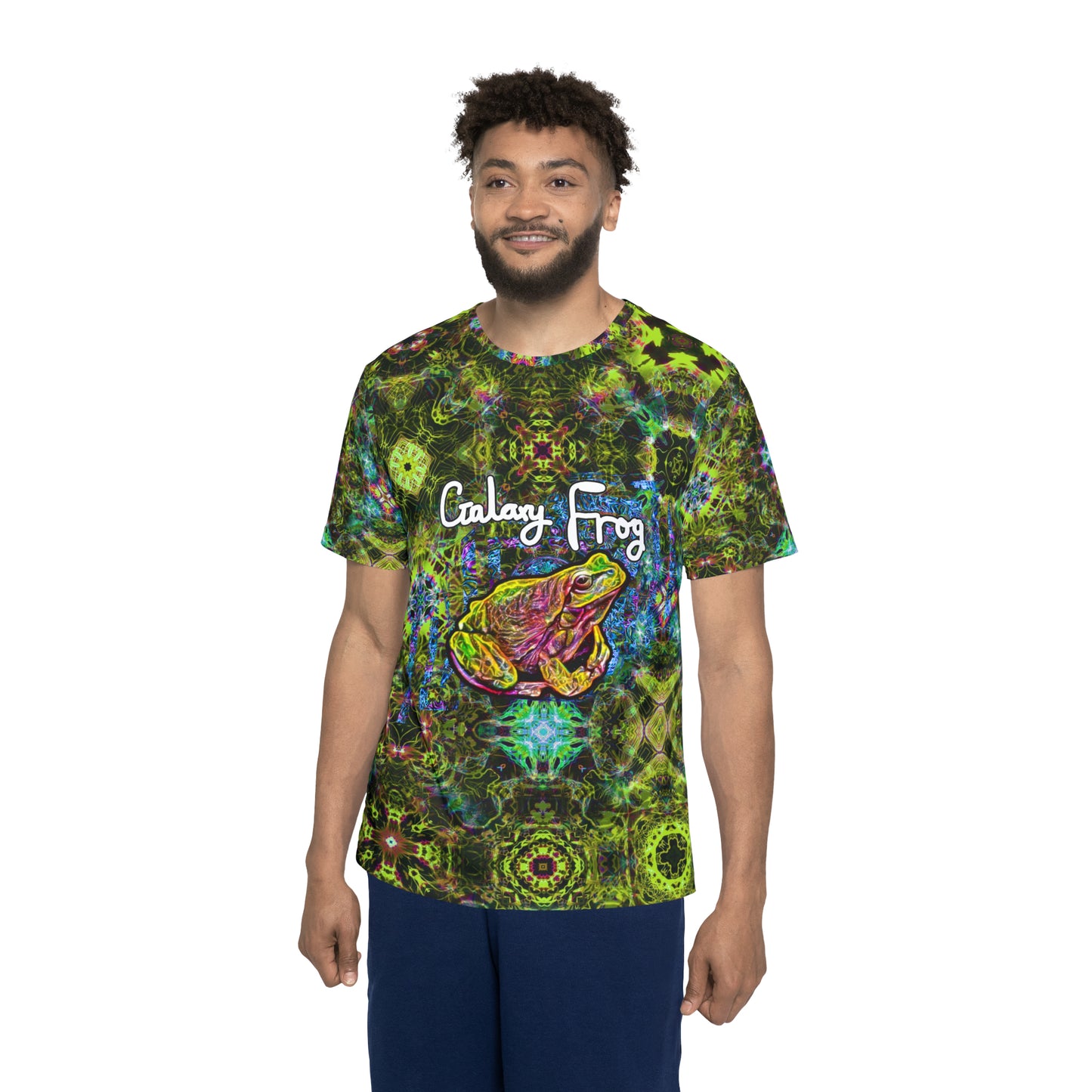 Galaxy Frog Jordan Oaks Cymatics Men's Sports Jersey (AOP)