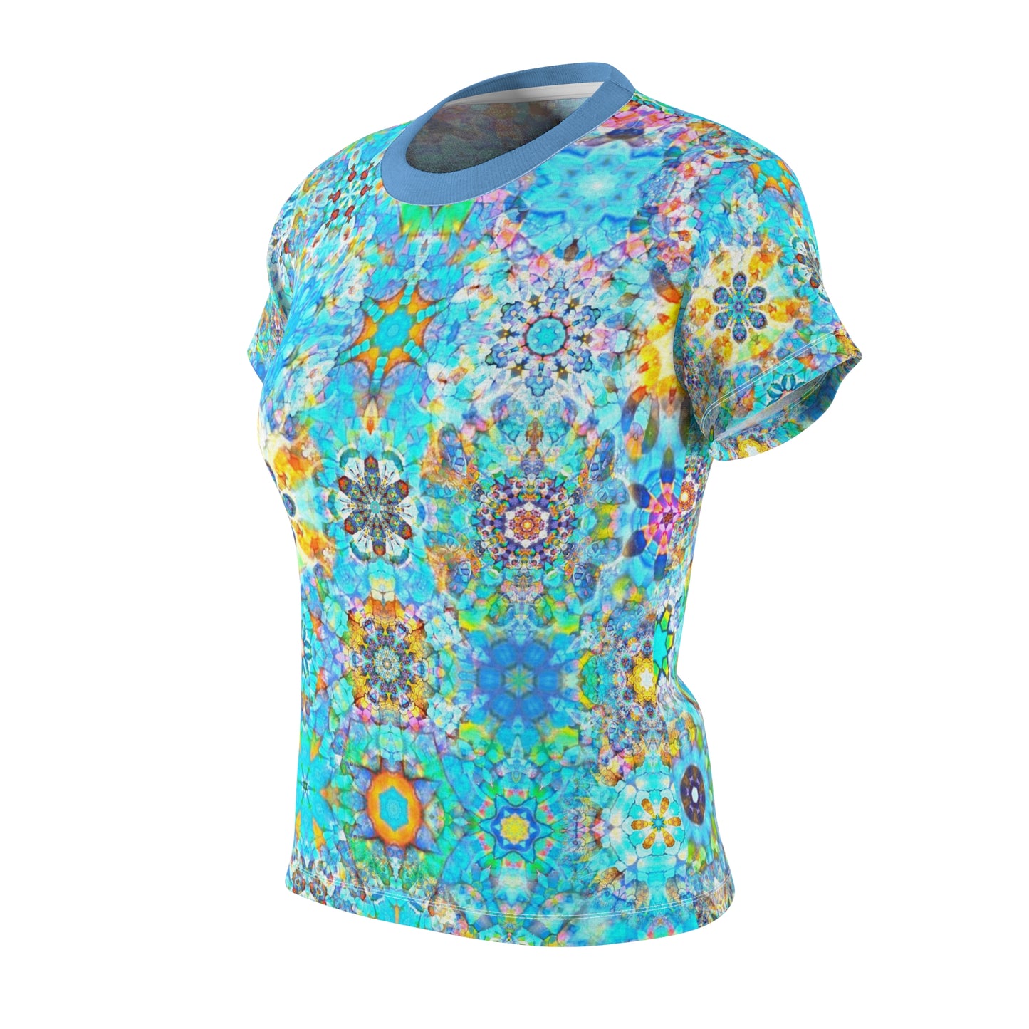 Galaxy Frog Cymatics Women's AOP Cut & Sew Tee