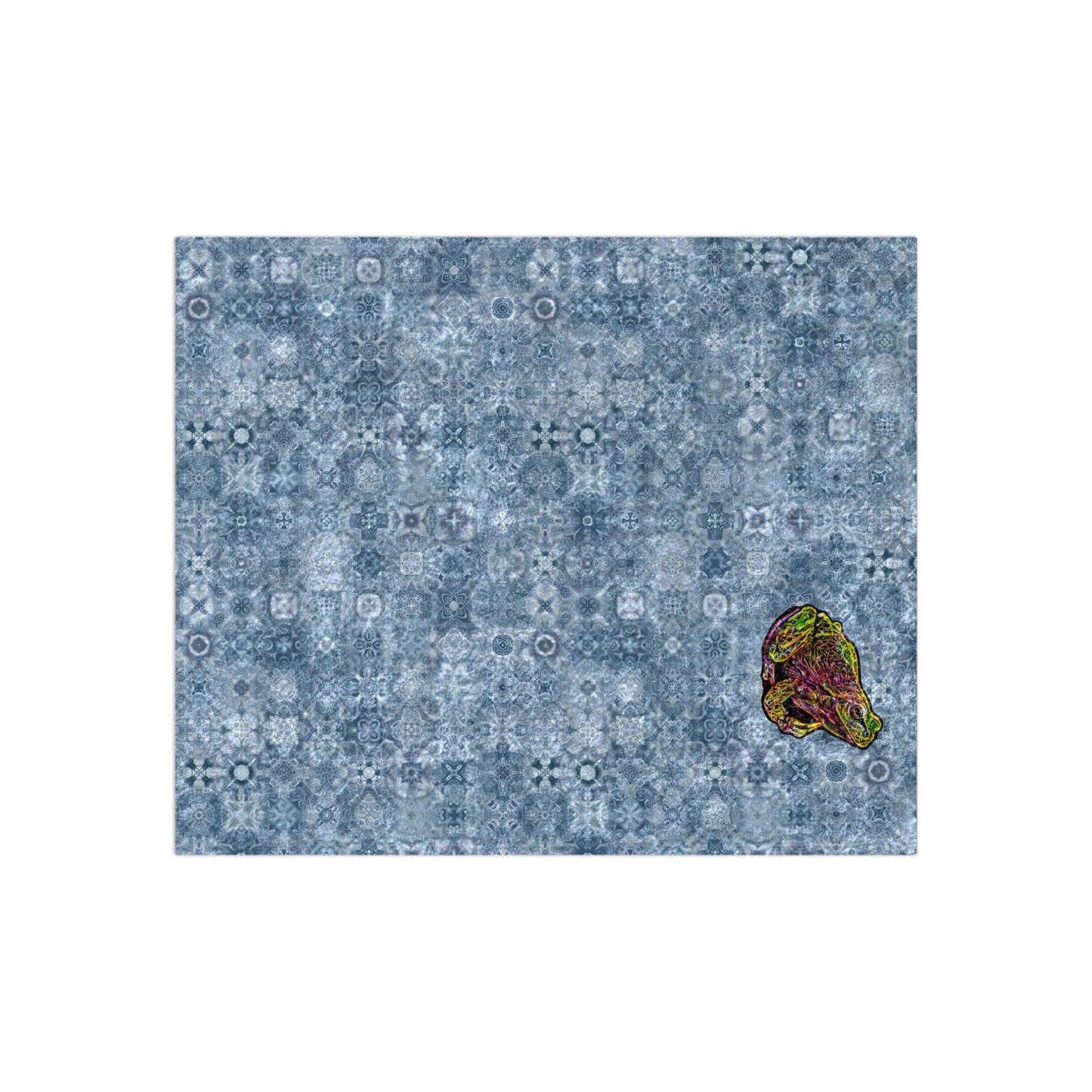 Galaxy Frog Crushed Velvet Cymatics Blanket 0001