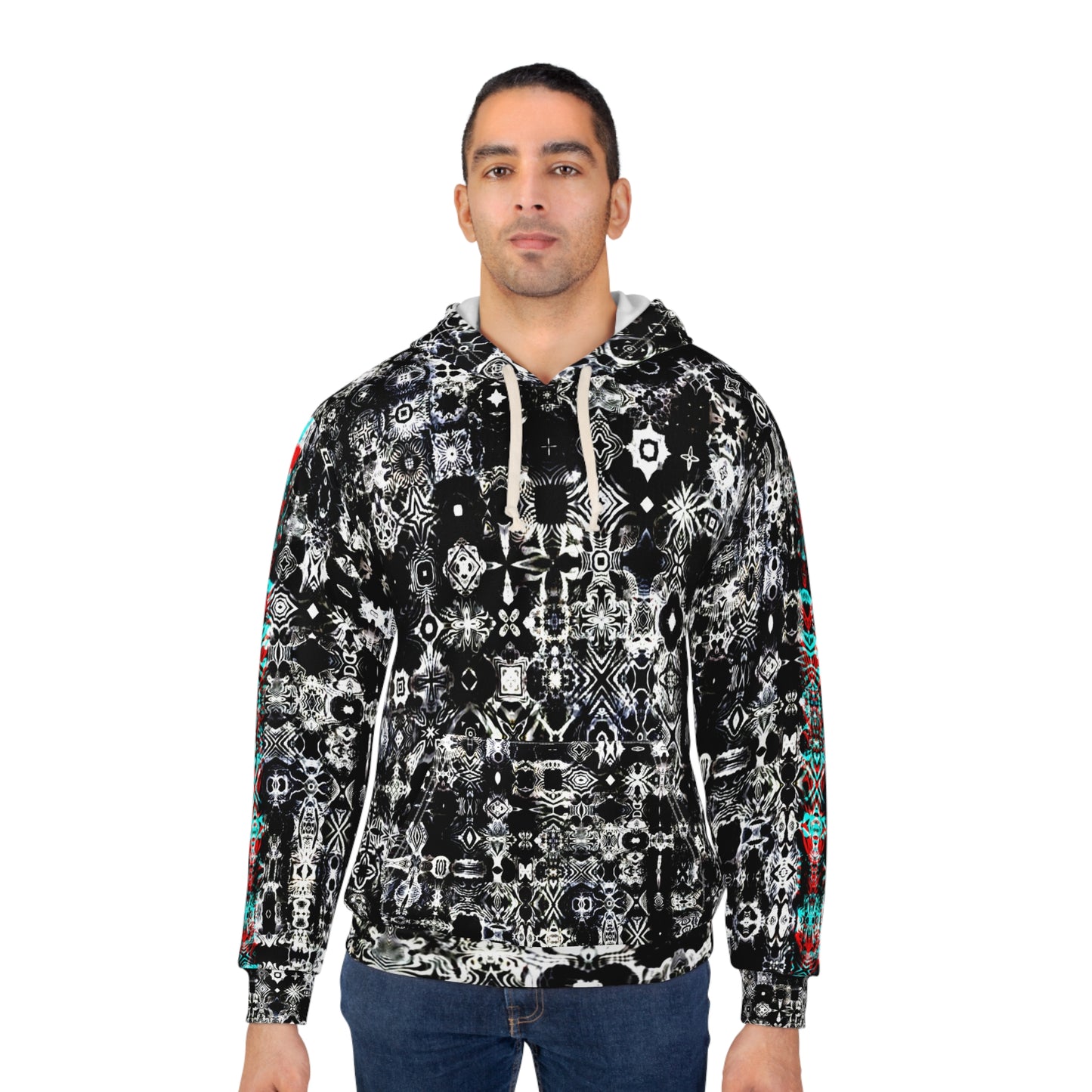 Galaxy Frog AOP Cymatics Pullover Hoodie