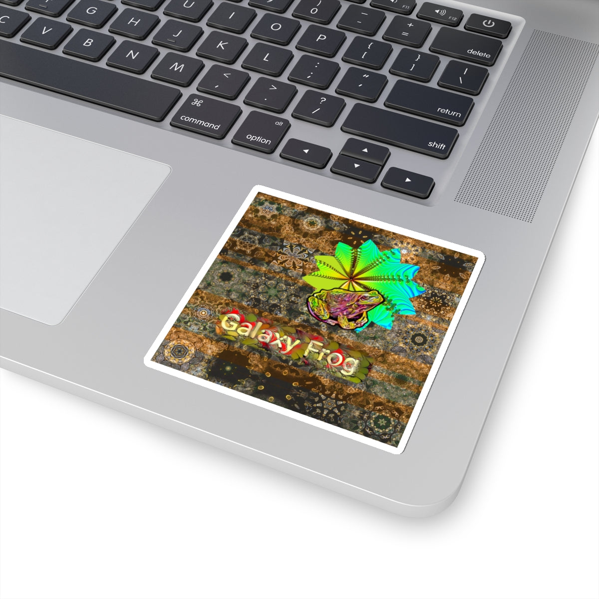 Fractal Cymatics Galaxy Frog Stickers