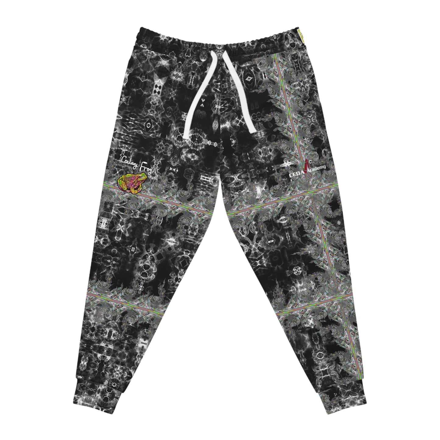 CEDA Academy Galaxy Frog Fractal Kaleidoscope Cymatics Joggers (AOP)