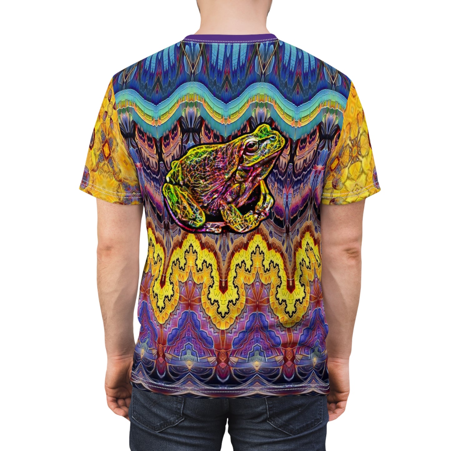 Galaxy Frog Cymatics AOP Cut & Sew Tee