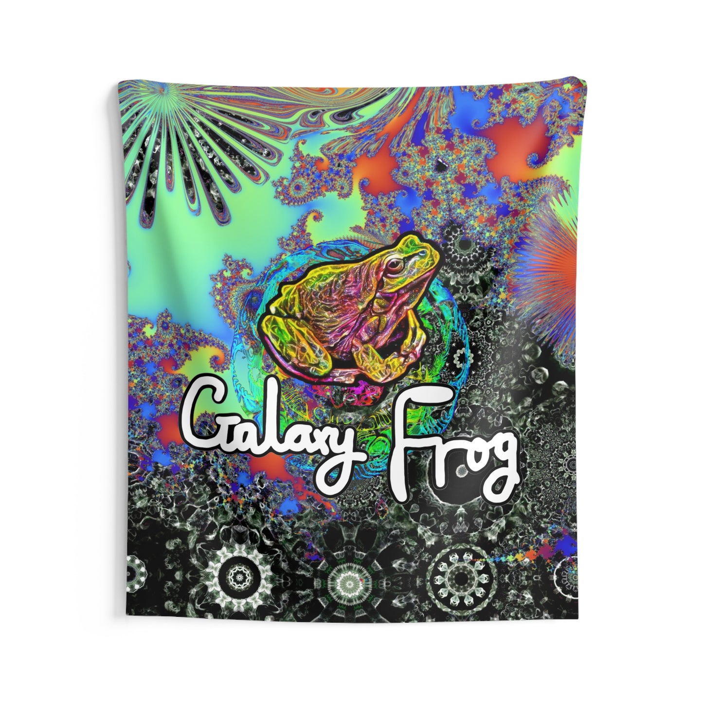 Galaxy Frog Indoor Wall Tapestries