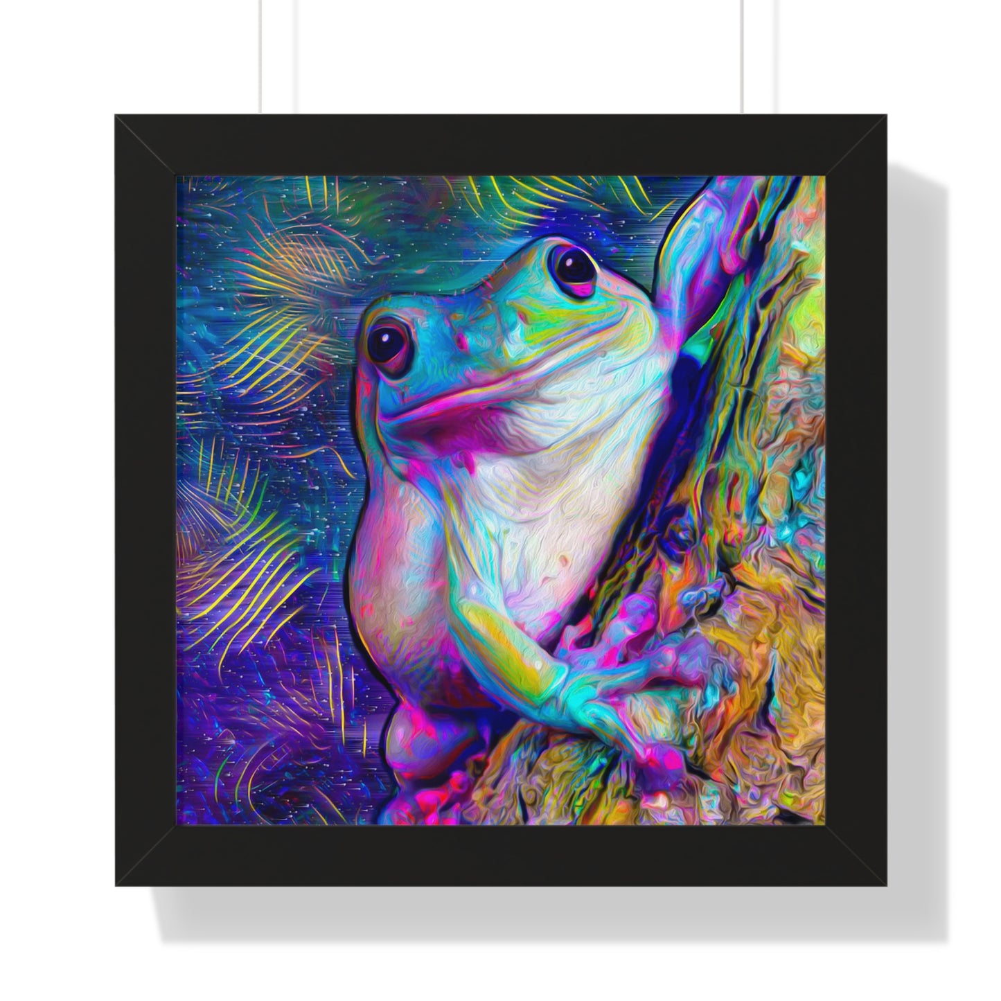 Dazzling Mega Toad Framed Vertical Poster