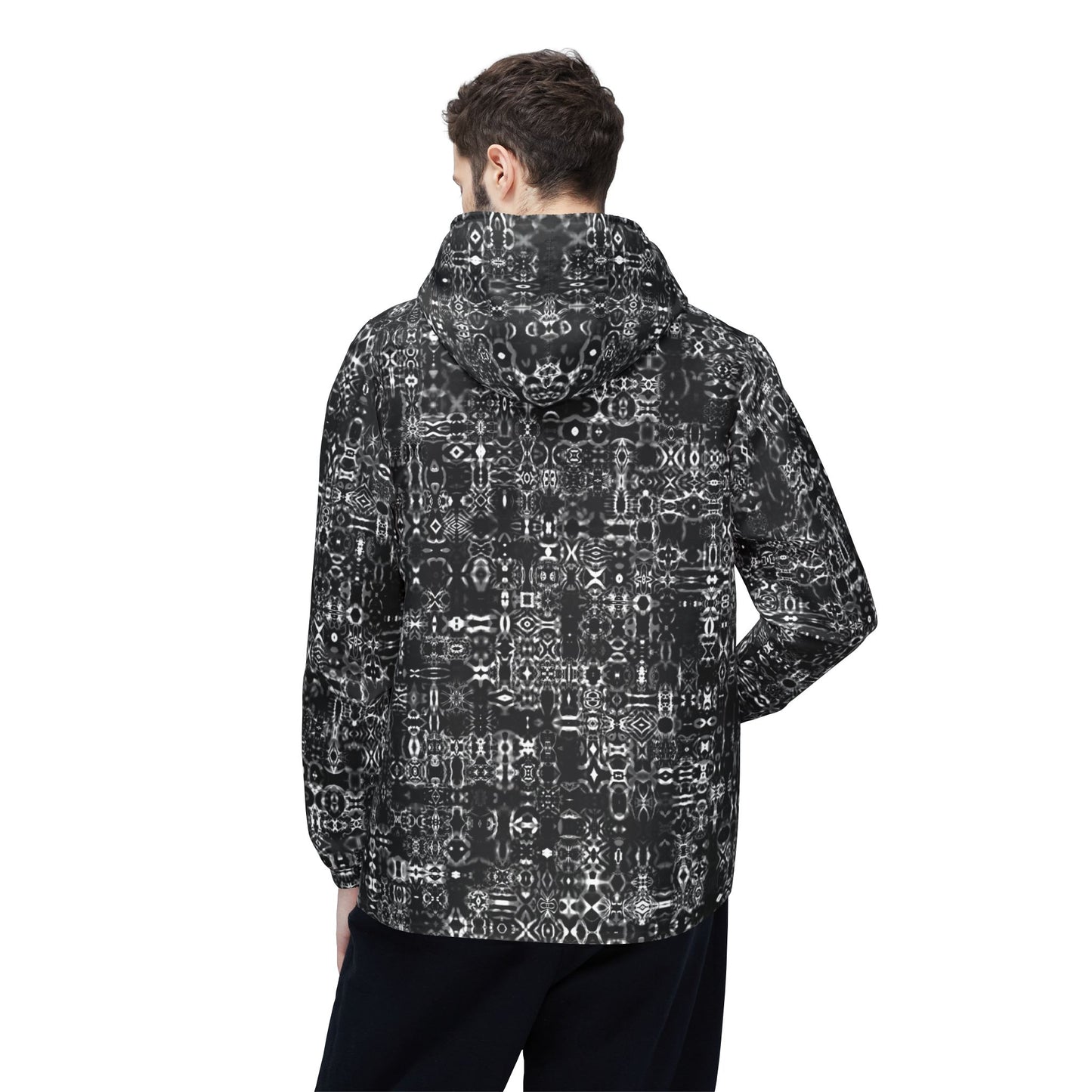 Galaxy Frog Cymatic Kaleidoscape Windbreaker Jacket (AOP)