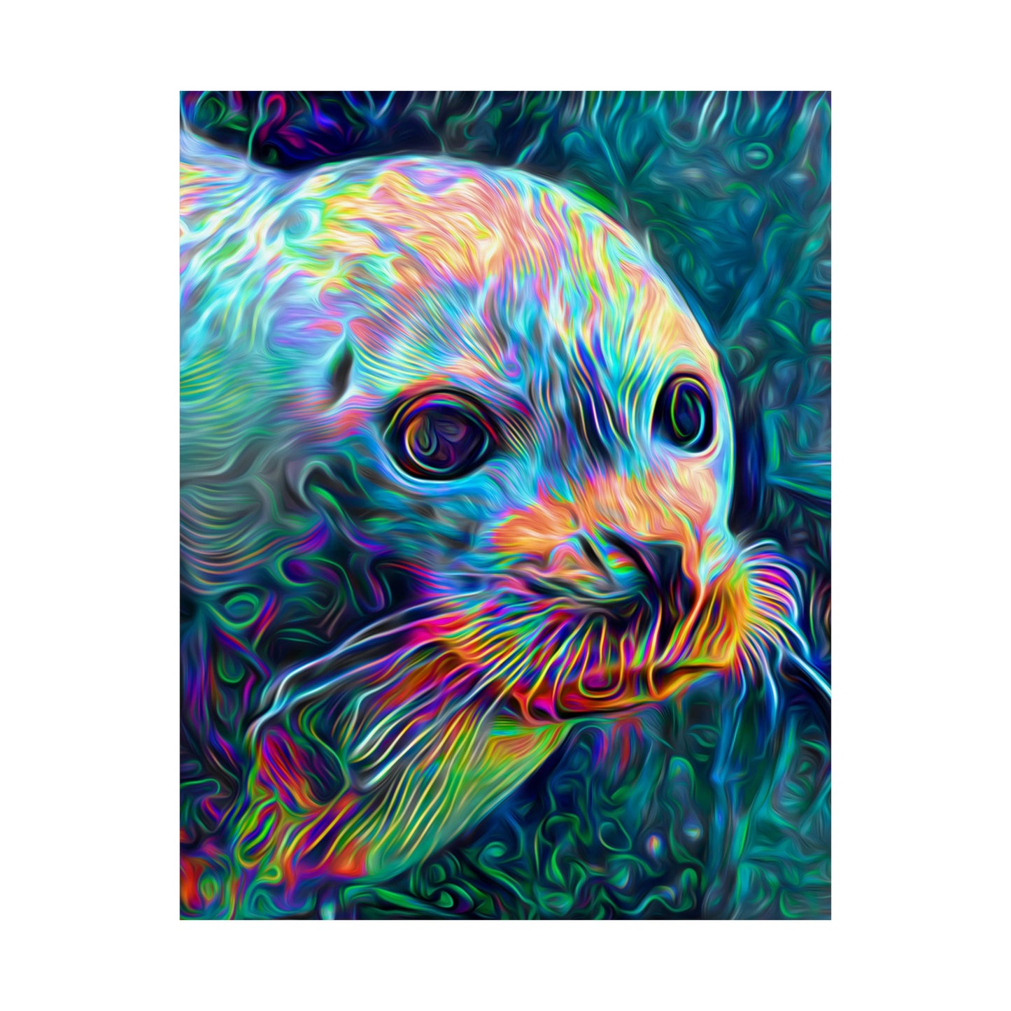 Deep Sea Drifting Premium Matte vertical posters