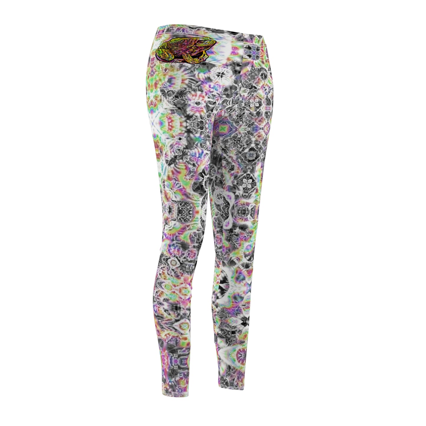 Galaxy Frog Cymatics Women's Cut & Sew Casual Leggings