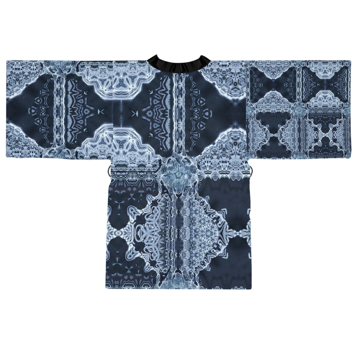 Long Sleeve Kimono Galaxy Frog Cymatics Robe 0001