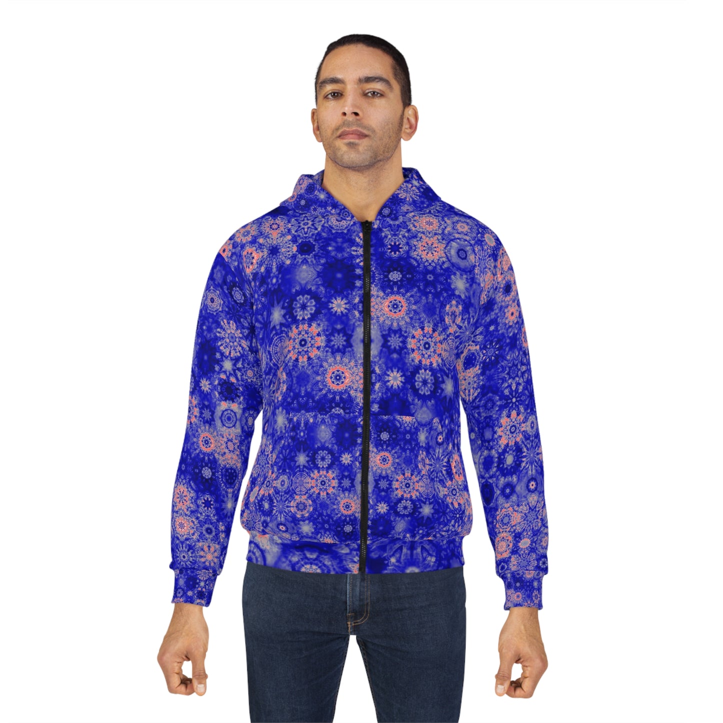 Copy of Galaxy Frog AOP Unisex Zip Hoodie