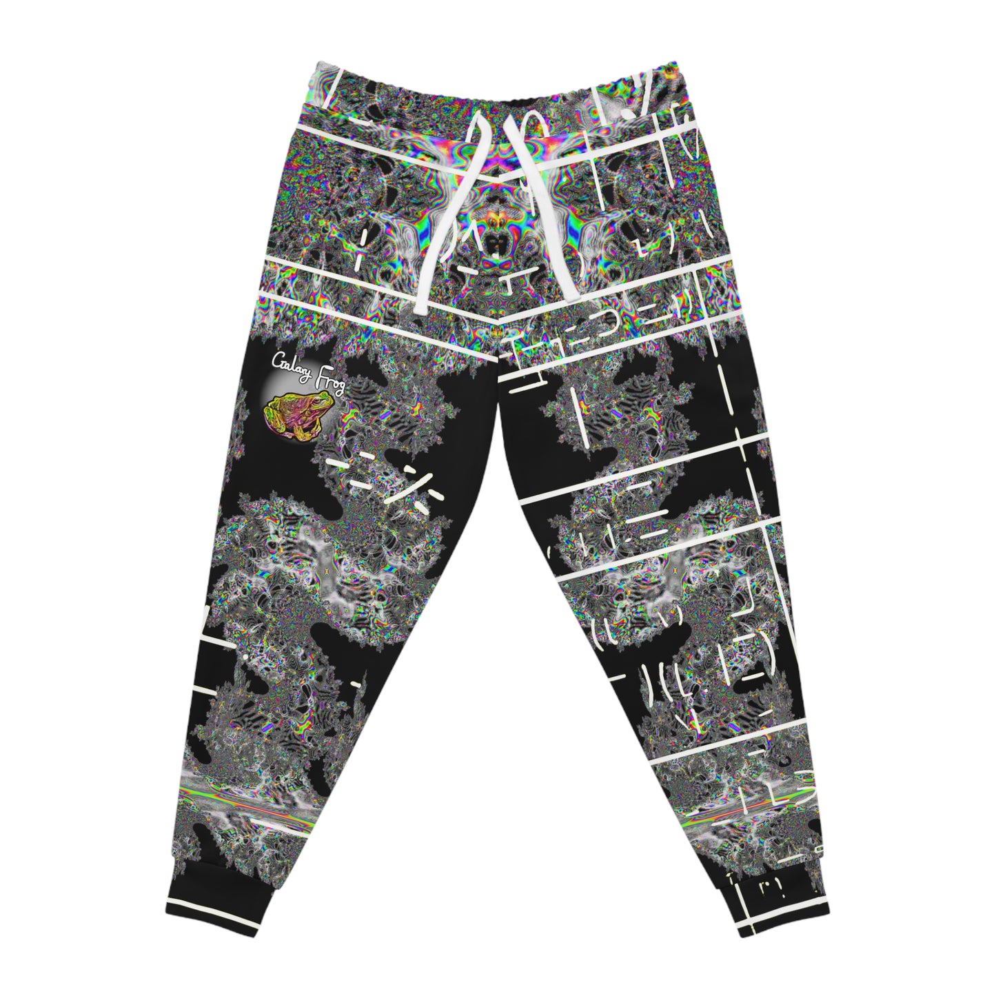 Galaxy Frog Fractal Cymatics Collaboration Joggers