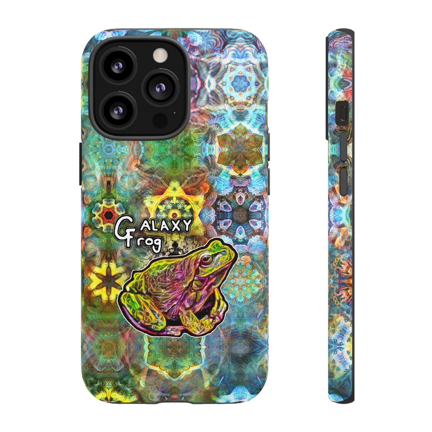 Galaxy Frog Fractal Cymagic Kaleidoscape Phone Cases