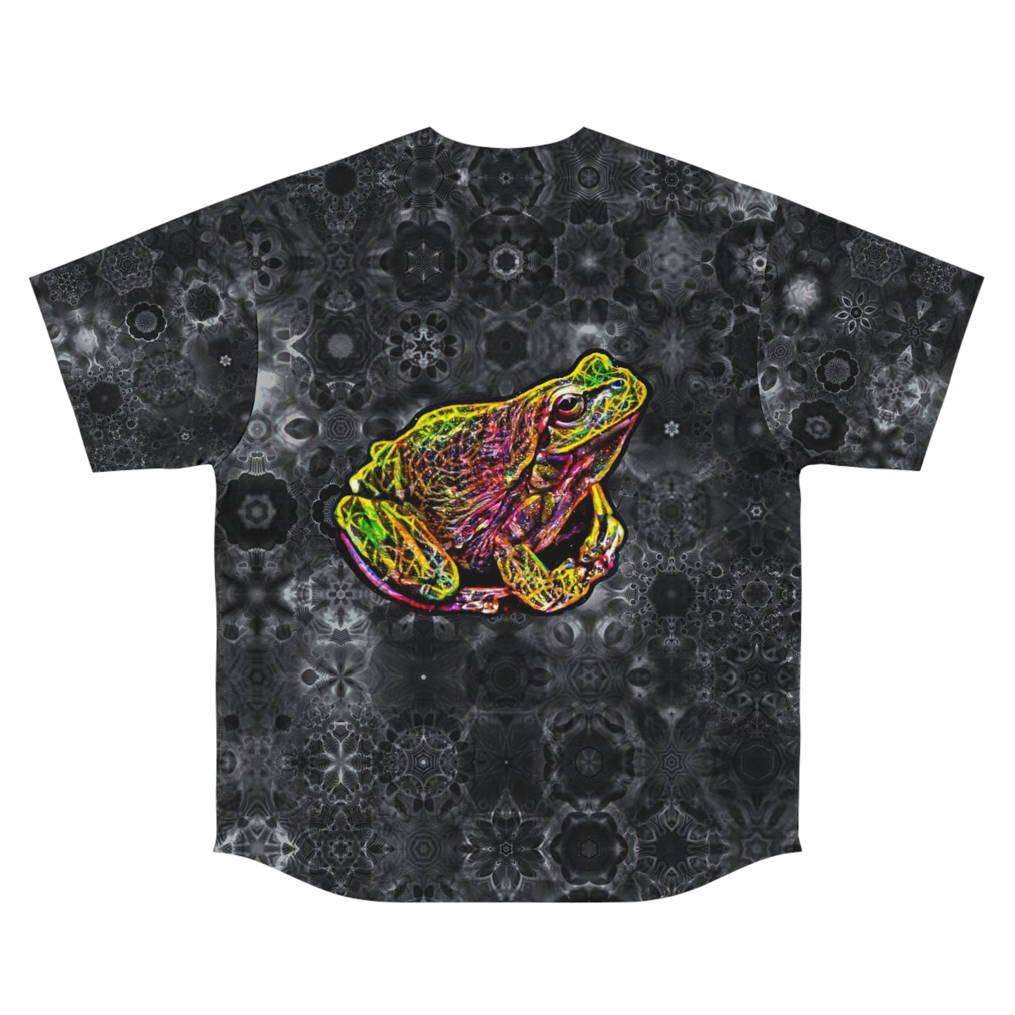 Galaxy Frog Cymatics Men's Baseball Jersey