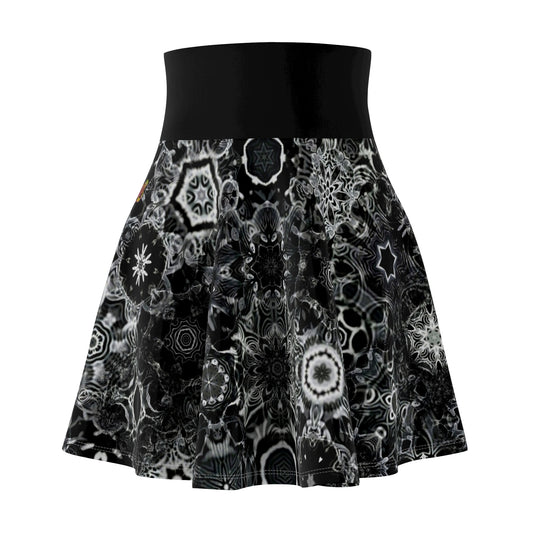 Galaxy Frog Cymatics Women's Skater Skirt