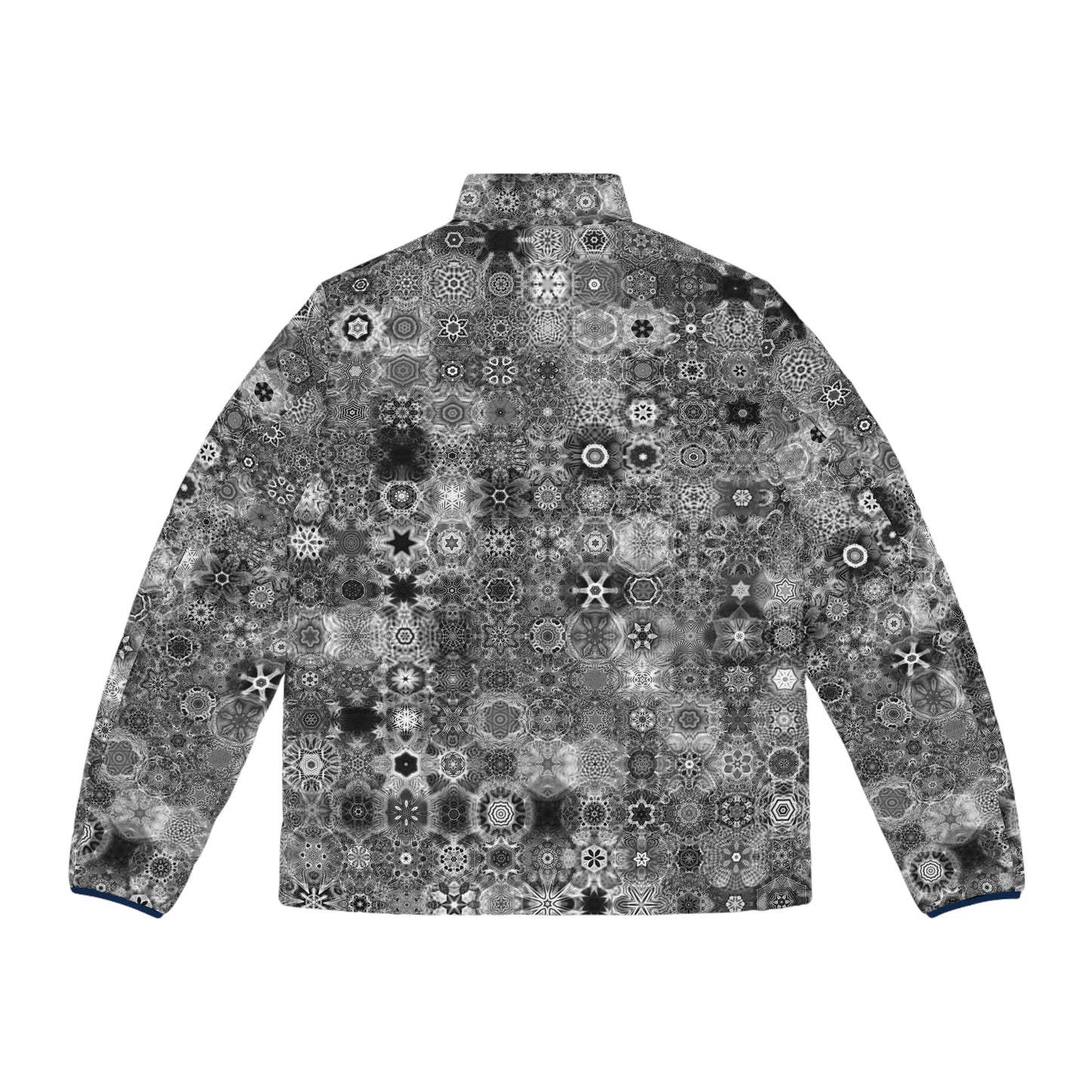 Galaxy Frog Men's Puffer Cymatics Jacket 0001